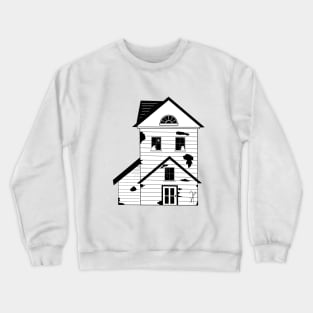 Haunted House Crewneck Sweatshirt